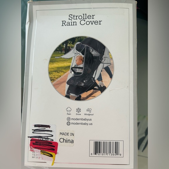 Stroller Rain Cover Universal NWT Baby Travel Weather Rare Color Sage Green - Picture 2 of 6